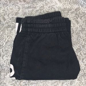 Black adidas shorts